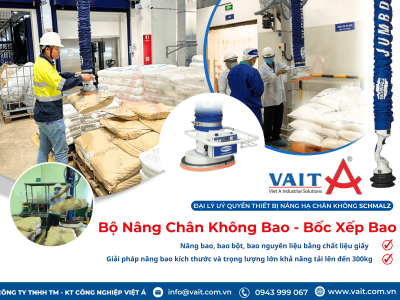 Thiết Bị Nâng Hạ Chân Không Cho Bao Nguyên Liệu