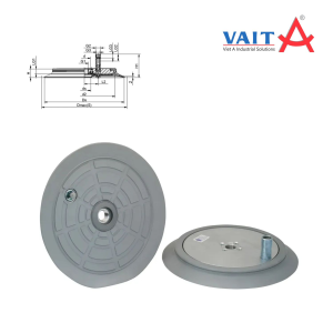 Chụp hút dạng phẳng SPC 250 NBR-55 G1/2-IG TV 